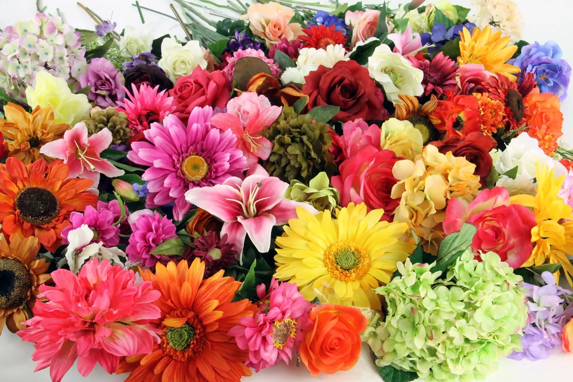Esposizione fiori finti