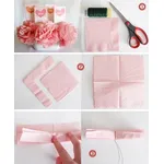 Procedimento per fare fiori di carta