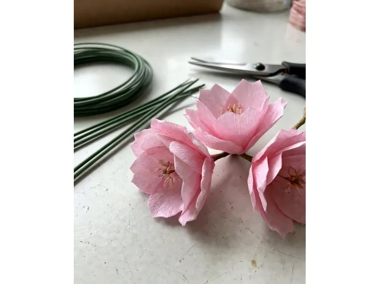 Procedimento per fare fiori di carta