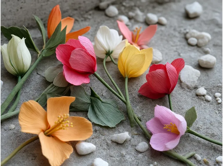 Come fare fiori di carta operazioni