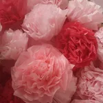 Gardenia di carta crespa
