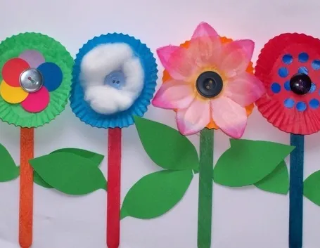Fiori di carta coi pirottini