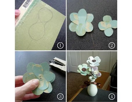 Ricavare un fiore da una sagoma