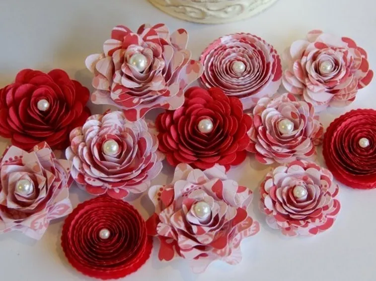Esempio di fiori di carta
