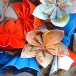 Campanula realizzata con tecnica origami