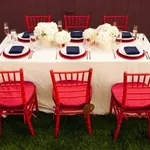 decorazioni rosso, bianco e blu