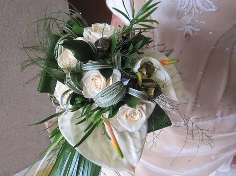Bouquet con anthurium