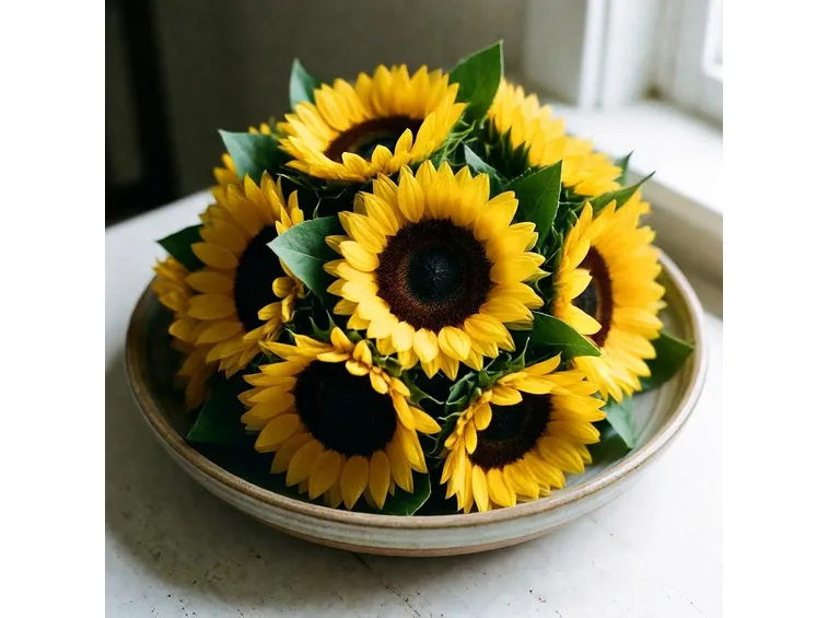 composizione girasoli
