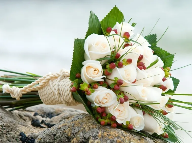 bouquet rose bianche