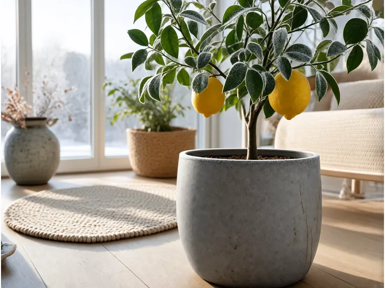 Quando il limone in vaso comincia a soffrire il freddo
