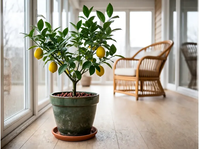 Ricoverare il limone in casa o in serra fredda