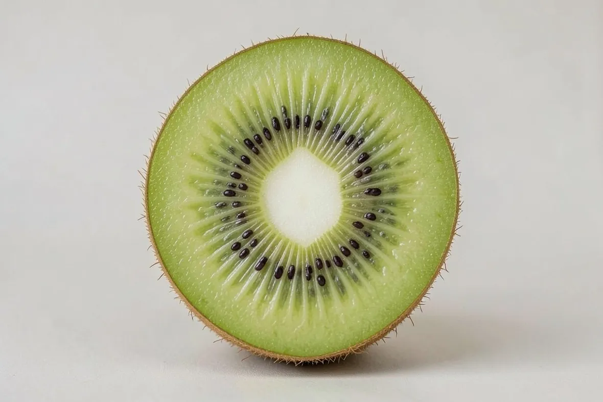 Il Kiwi: polpa verde con semini neri
