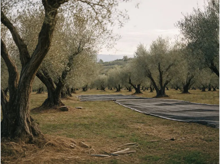 Organizzare l'oliveto e il lavoro per portare al frantoio olive integre