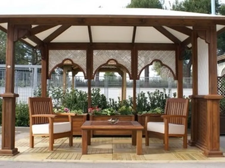 gazebo in legno