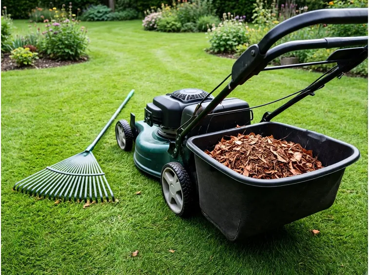 Preparare il cumulo: triturare, inumidire e bilanciare con il materiale verde