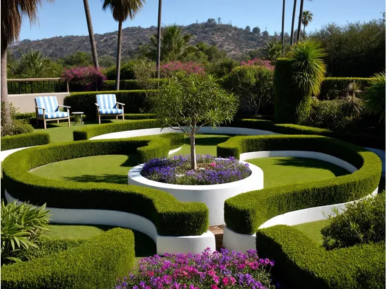 Bellissimo giardino curato
