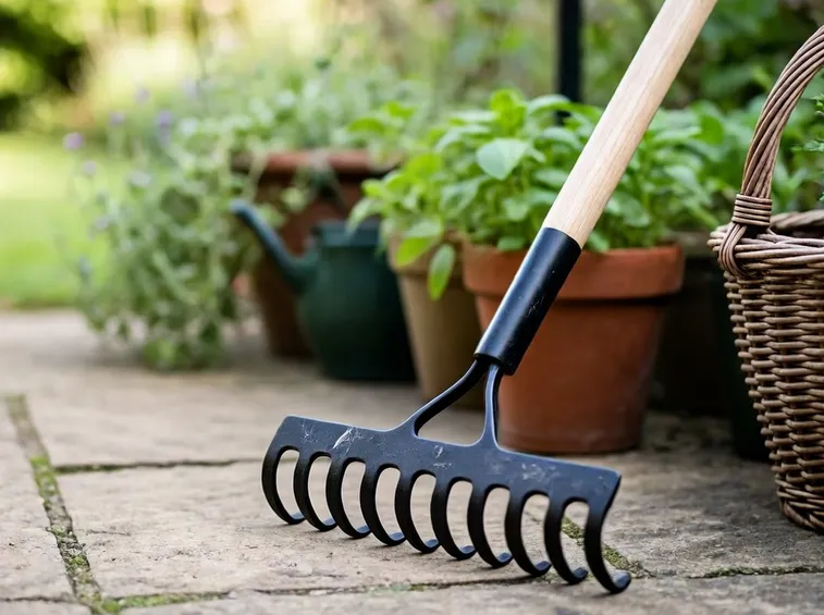 Rastrello da giardino