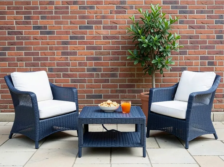 set da giardino in polirattan
