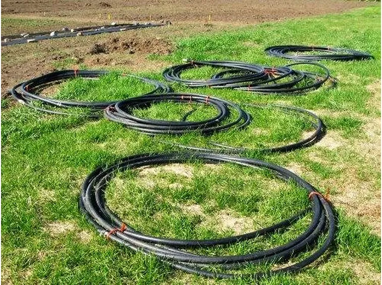 Esempio di tubi irrigatori
