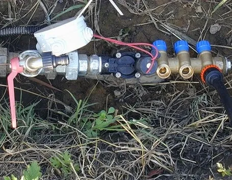tubi irrigazione fuori terra