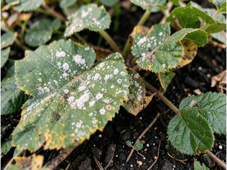 Rose e zucche: la stessa polvere bianca, due funghi diversi