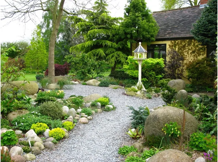 Giardino con piscina