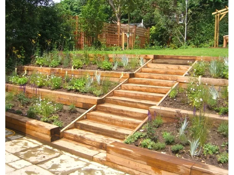 Stupendo giardino a terrazze