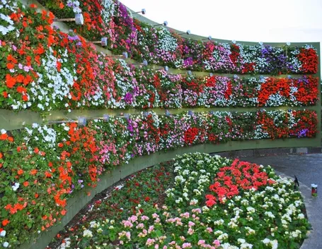 Uno splendido giardino verticale