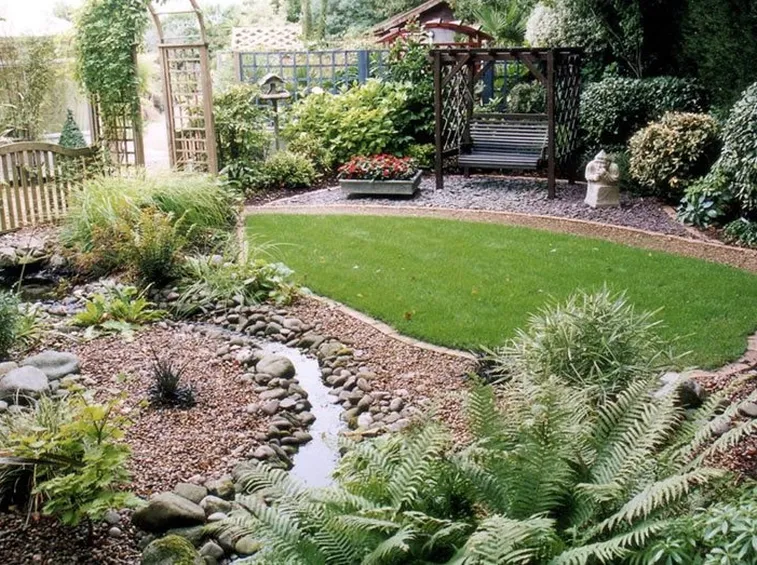 Un piccolo giardino roccioso