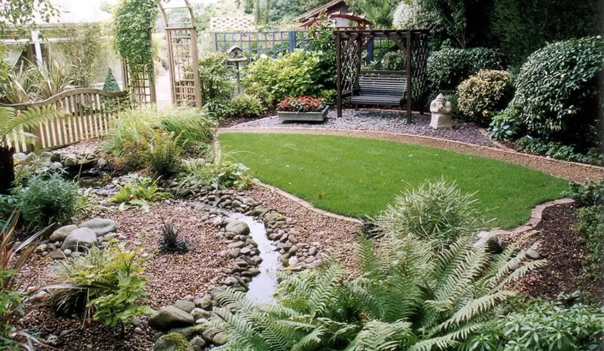 Un piccolo giardino roccioso