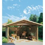 gazebo in legno per giardino