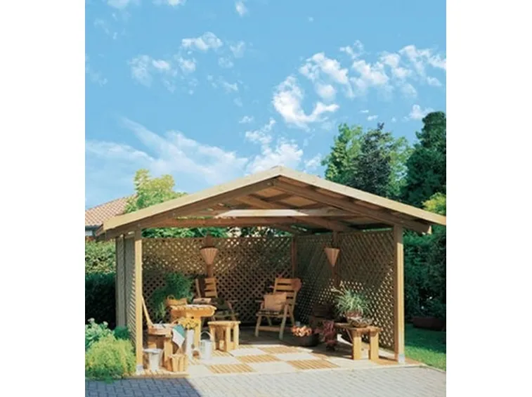 gazebo in legno per giardino