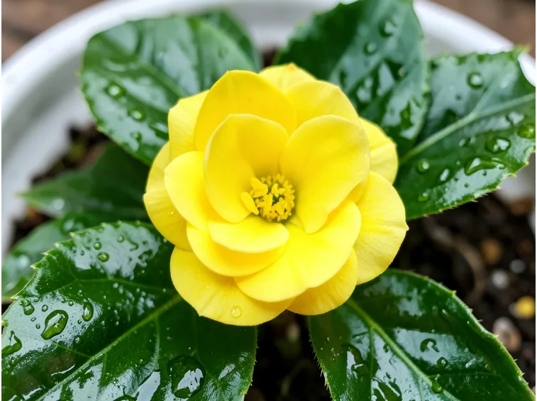 Begonia gialla