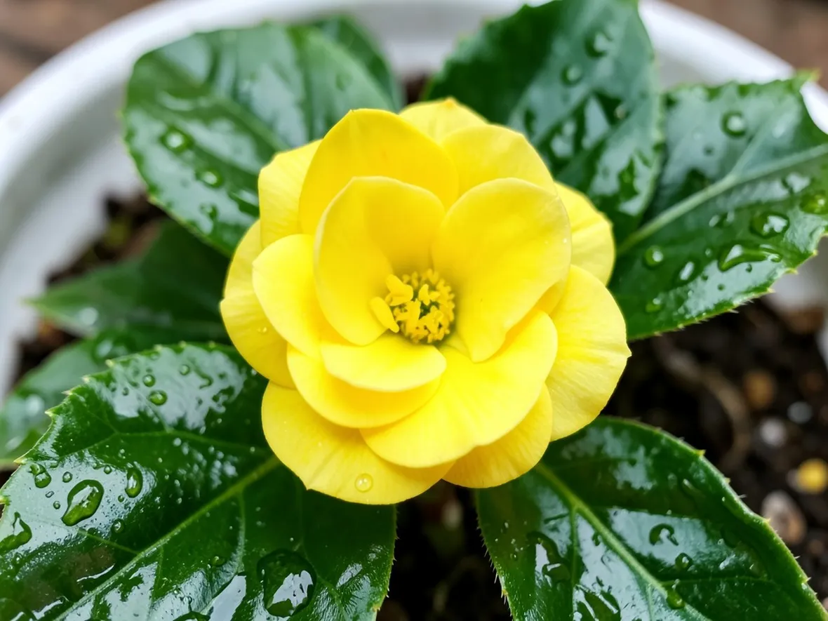Begonia gialla