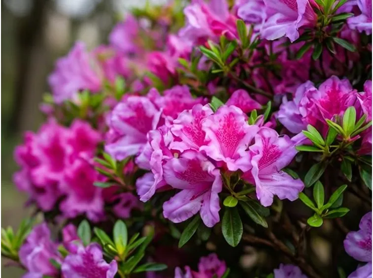 Bellissima azalea concimata