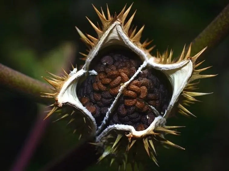 Frutto e semi di stramonio