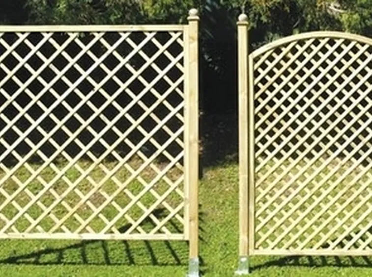 grigliati in legno per giardino