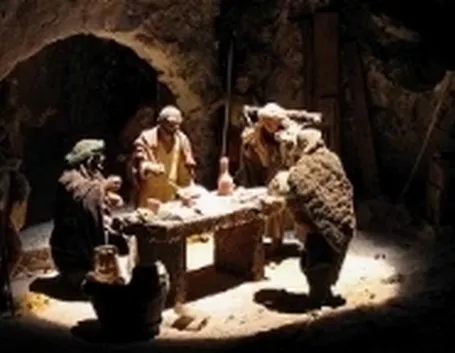 presepe illuminato