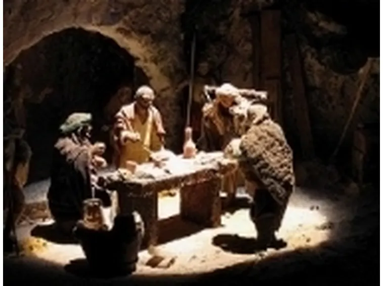 presepe illuminato