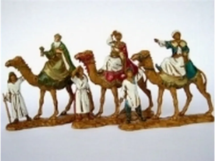 Statuine Re Magi su cammello