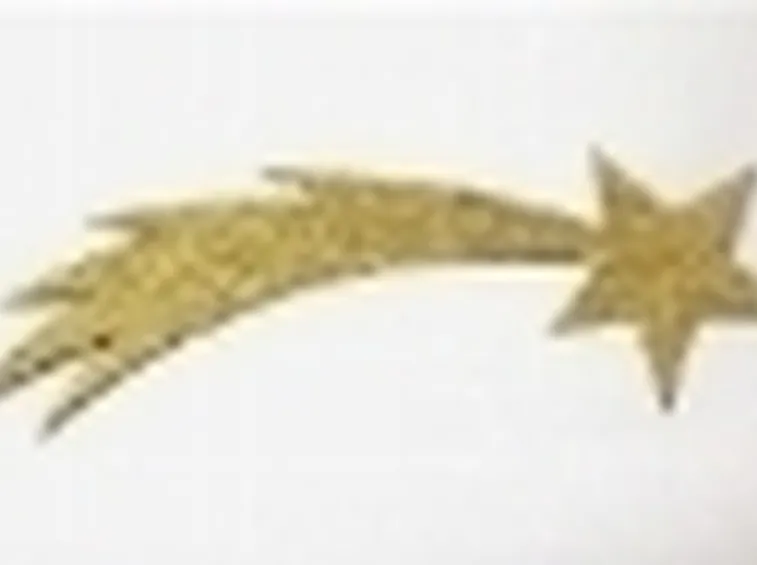 Stella cometa dorata