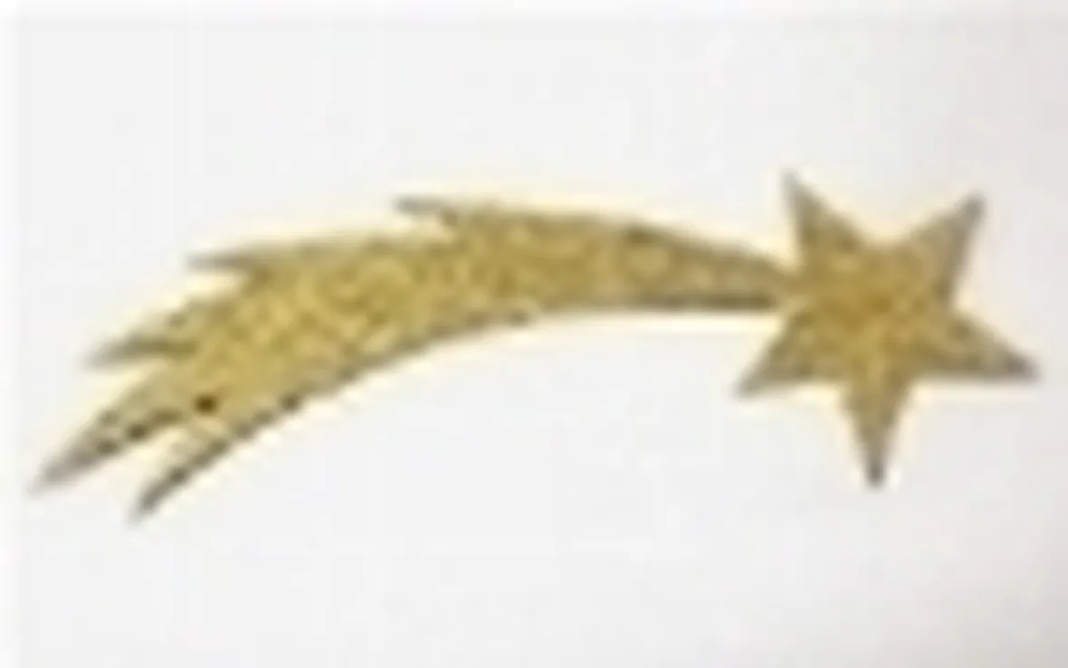 Stella cometa dorata