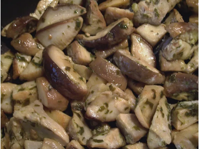 Funghi porcini trifolati
