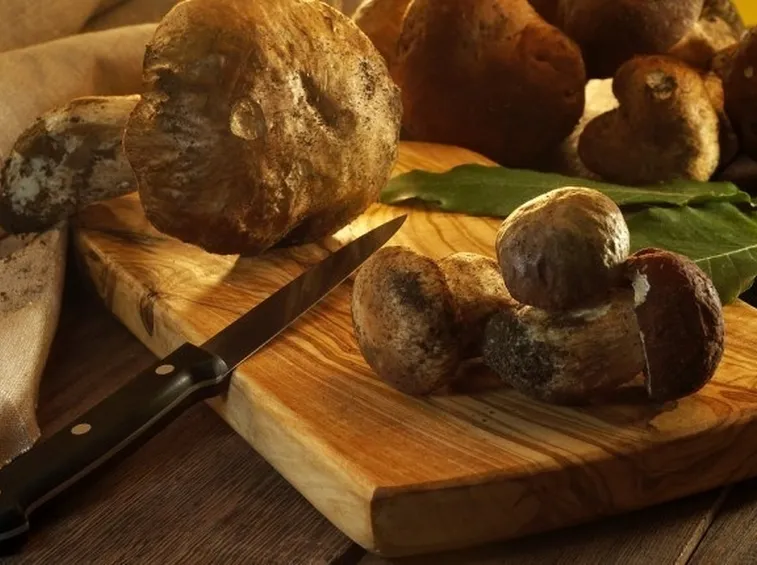 funghi porcini pronti da cucinare