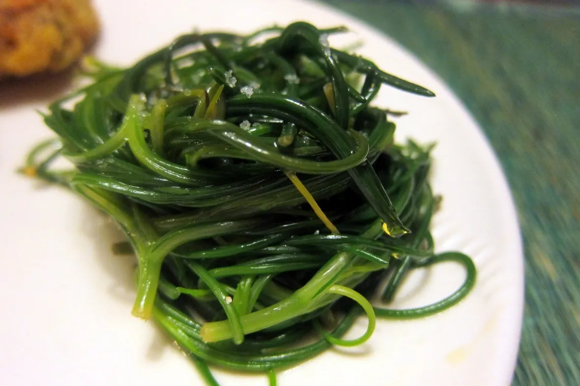 Agretti in tavola