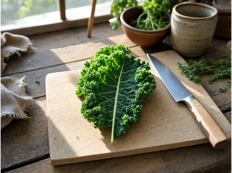 In cucina: nervatura via e cottura adatta alla foglia