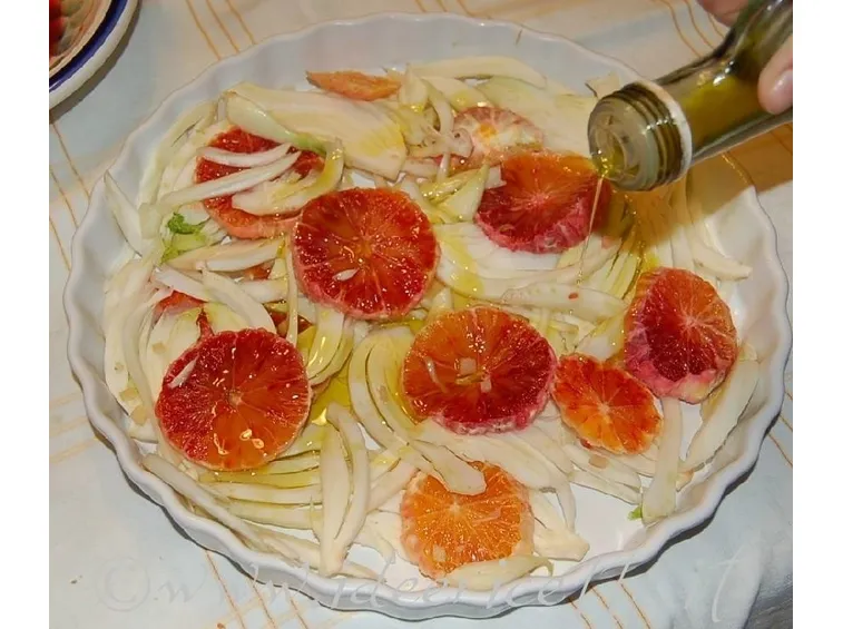 Insalate con verdure invernali