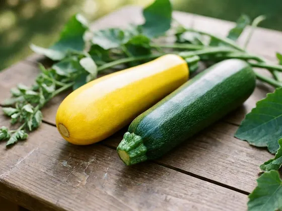 Zucchina gialla e verde