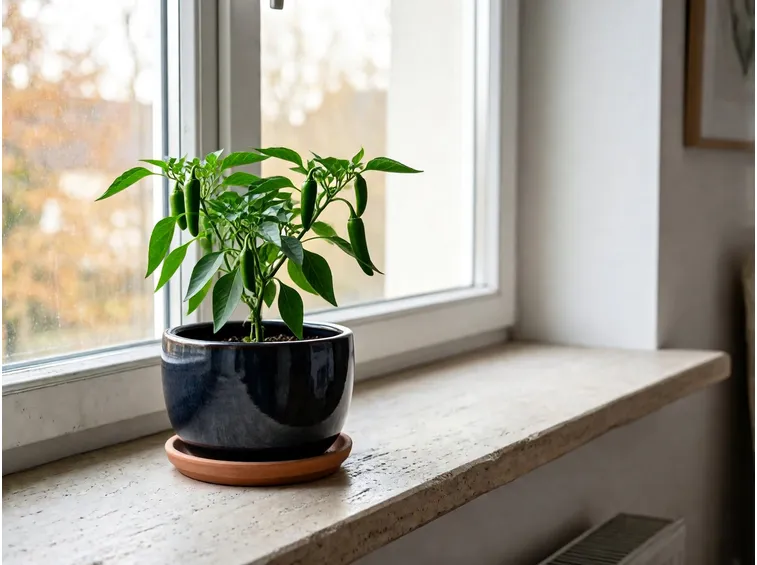 Dove sistemare i peperoncini in casa: luce, temperatura e acqua