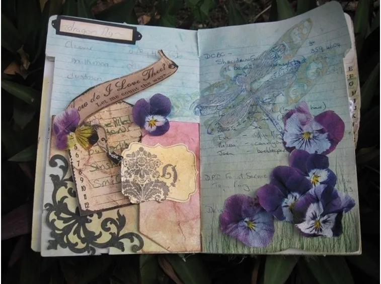 Fiori secchi, altered art